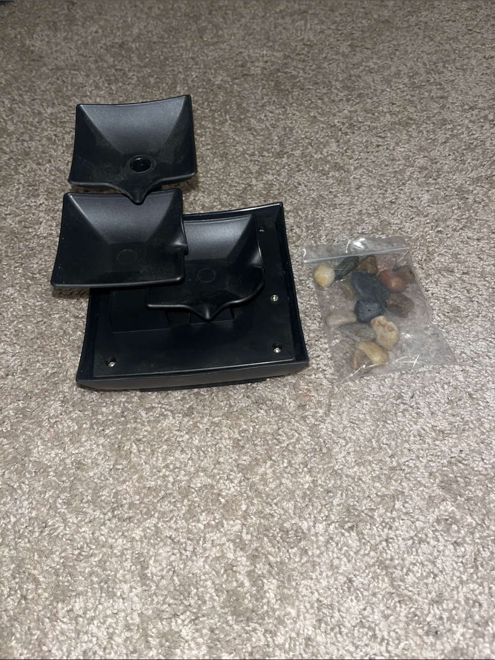 Portable Black Desktop Water Fountain for Relaxation